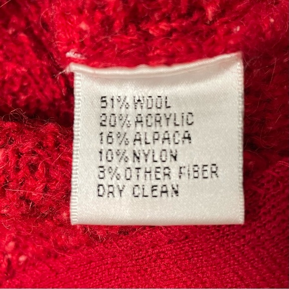 Talbots wool/Alpaca blend button from knit jacket - Picture 5 of 6